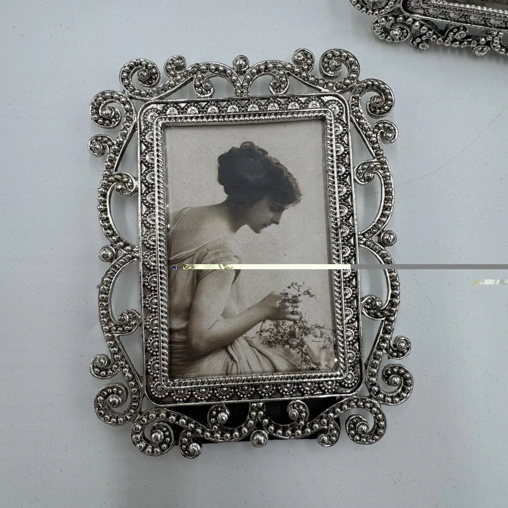 Melannco Ornate Silver Tone Picture Frames Lot 6 Baroque Victorian Scrollwork
